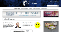 Desktop Screenshot of news.centurionjewelry.com